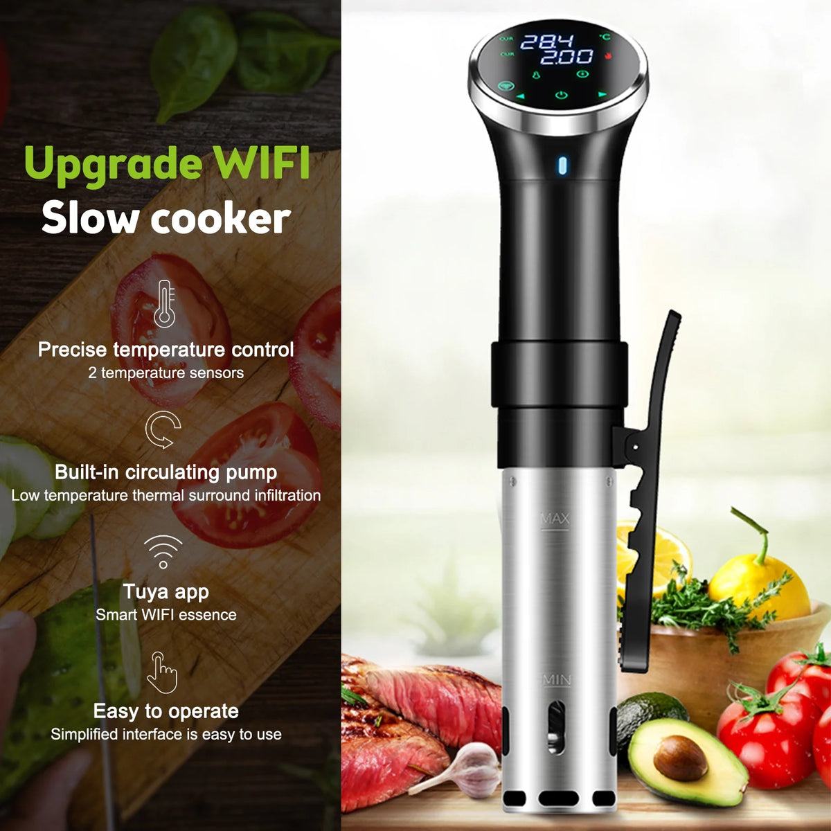 WiFi Sous Cooker Machine Immersion Circulator P371930