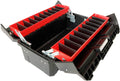 18.5" Portable Plastic Tool Box with Organizer Tray, Pack of 2 J482
