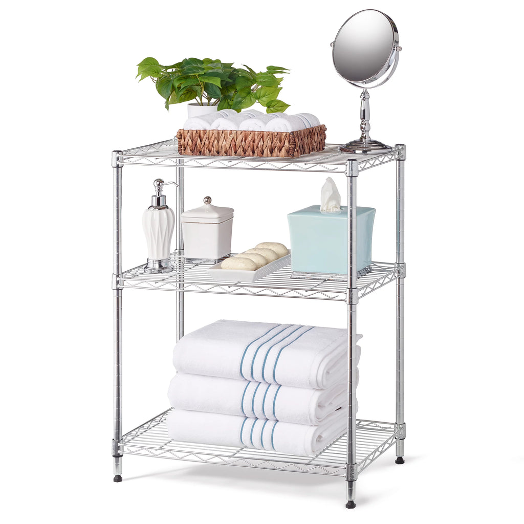 Chrome Wire 3-Tier 750lb Capacity W151554
