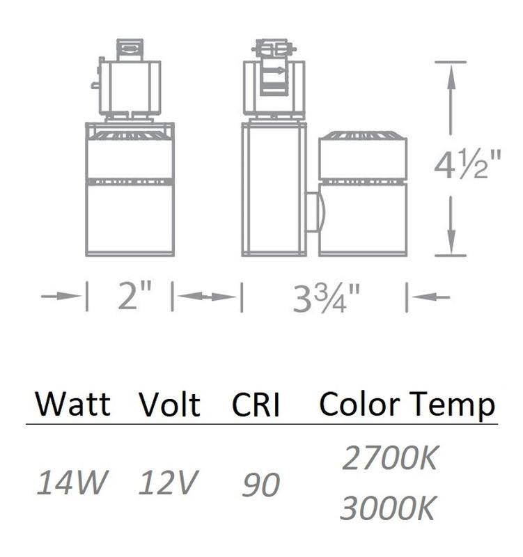 LED Track Head D9891
