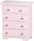 Pink Wooden Doll Chest of Drawers M99604