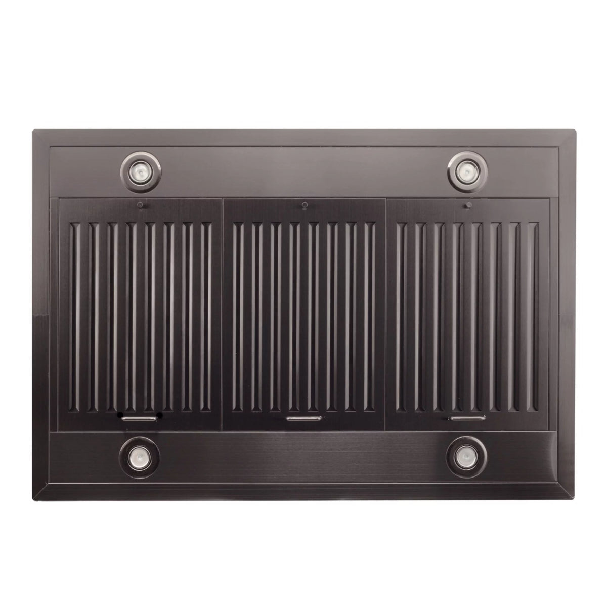 42 in. Black Stainless Steel Island Mount Range Hood H607