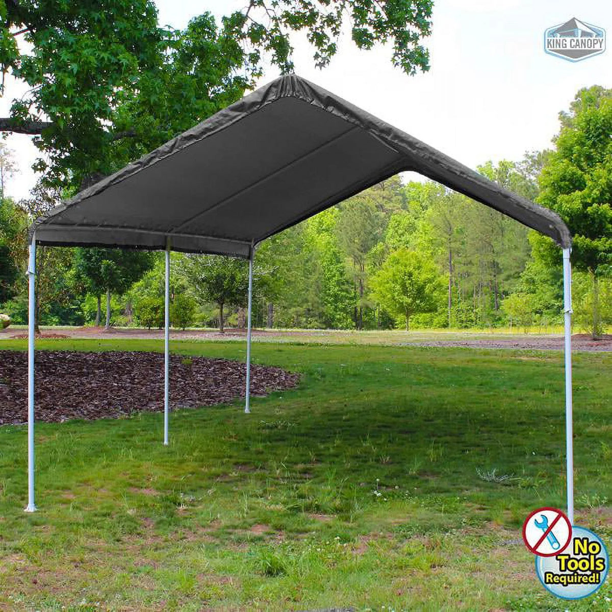 10X20 Carport Canopy with Silver Cover M84695