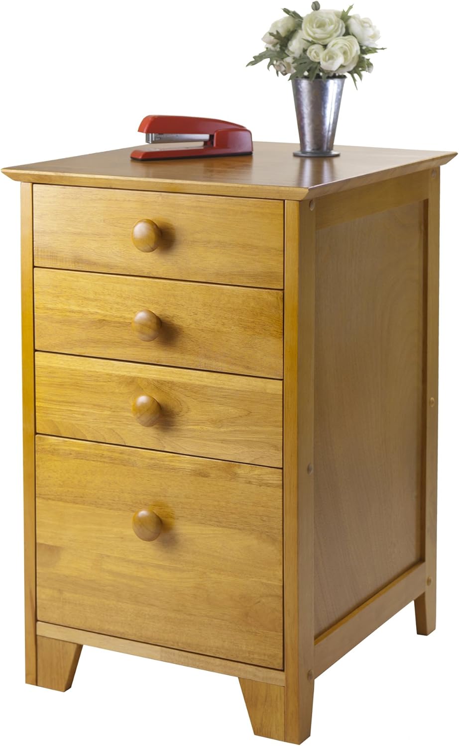 Honey Wood Filing Cabinet Q457739