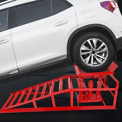 2 Pack 5 Ton Low Profile Hydraulic Car Ramps J822