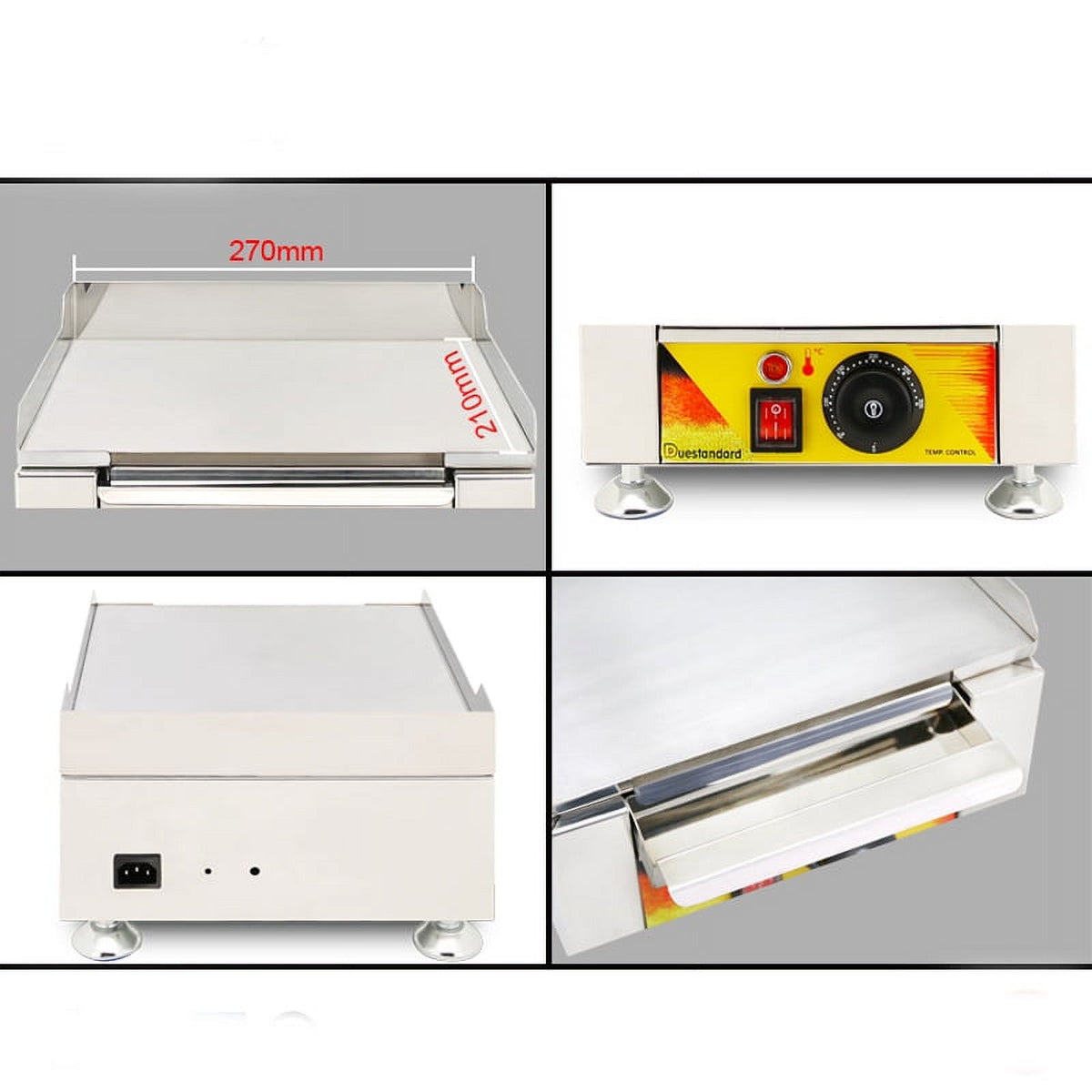 Commercial Electric Countertop Flat Griddle Grill A35031