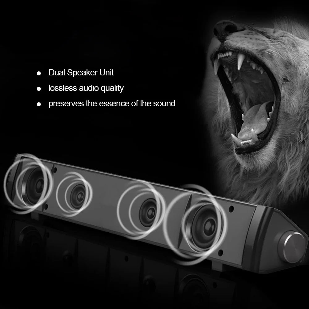 Computer Speakers Wired Soundbar with HiFi Sound W612
