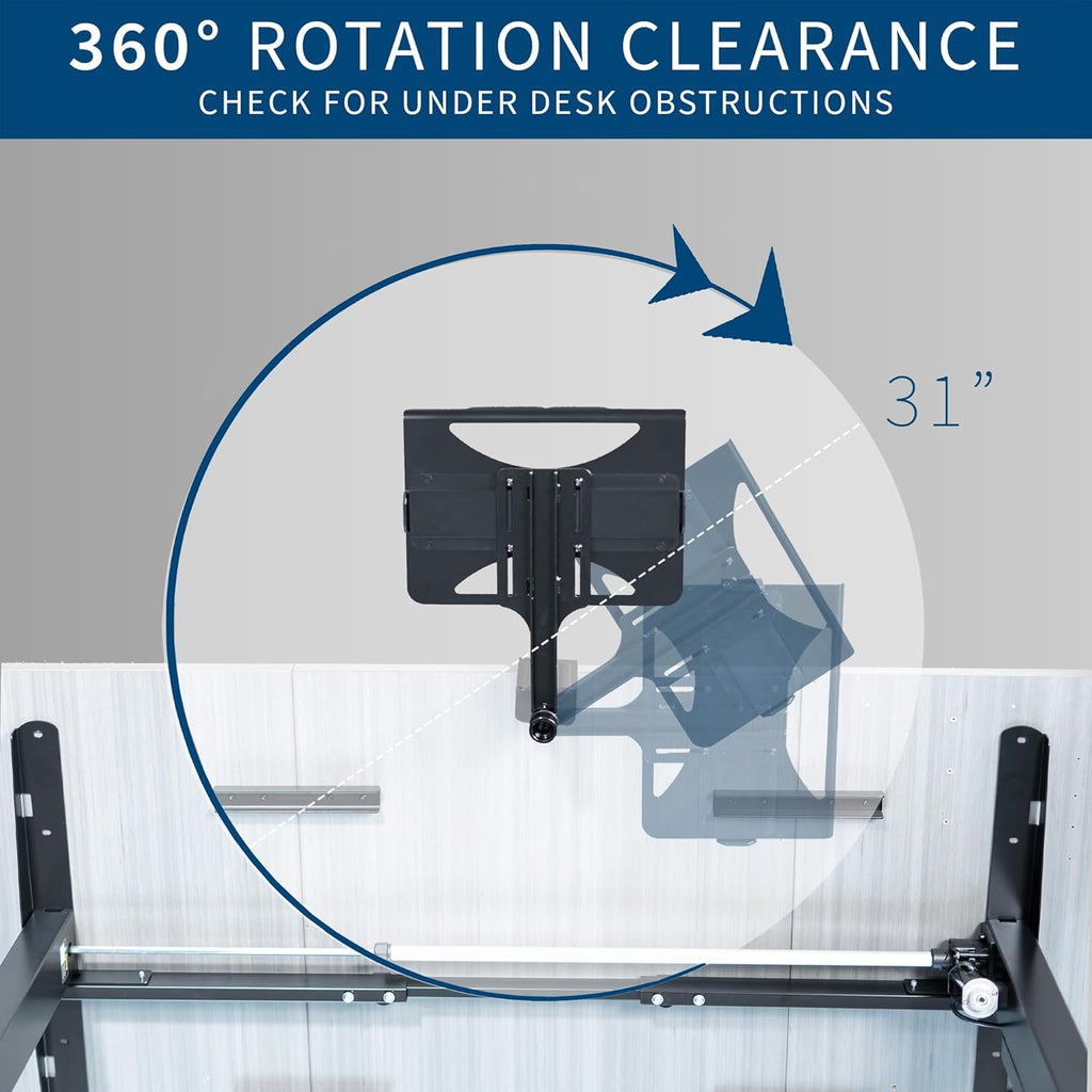Black 12 x 9 inch Rotating Laptop Tray K144585