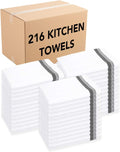 Oversized 100 Percent Cotton Kitchen Towels, Blue Stripes, 216 Bulk Case Pack Q35036