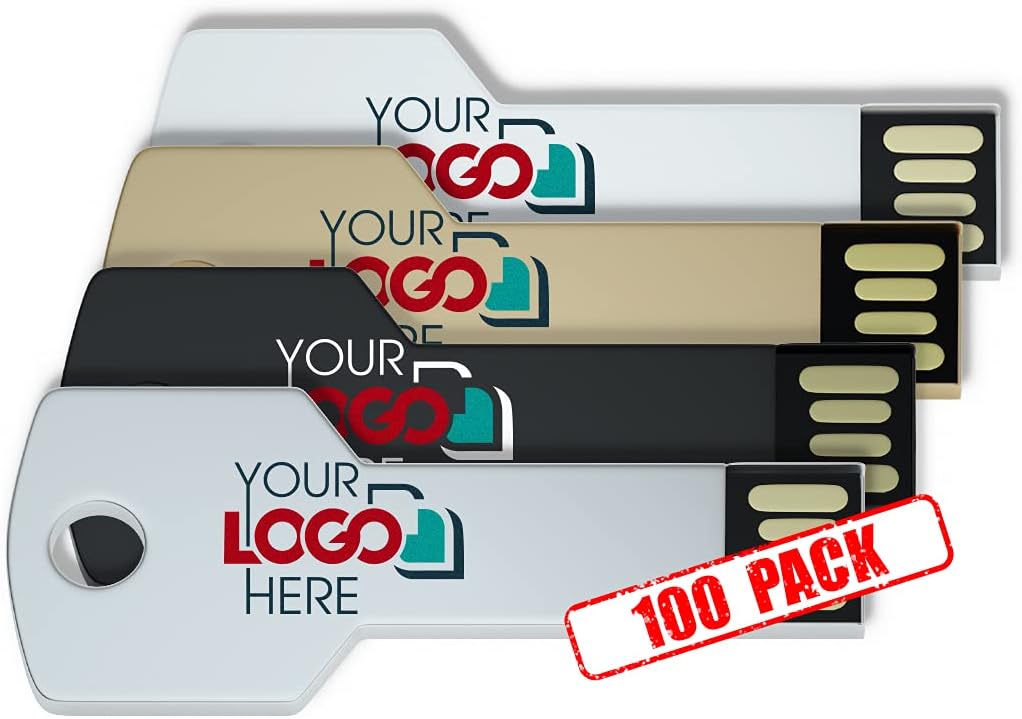 Custom Key Shaped USB Flash Drive 4GB 100 Pack D904