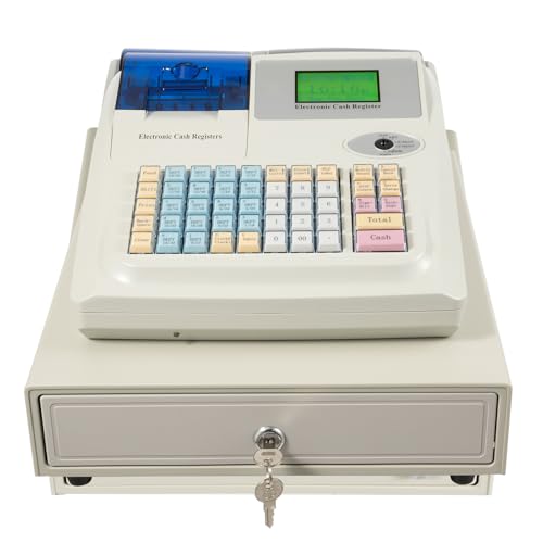 Black Grey Cash Register with Cash and Coin Drawer M92952