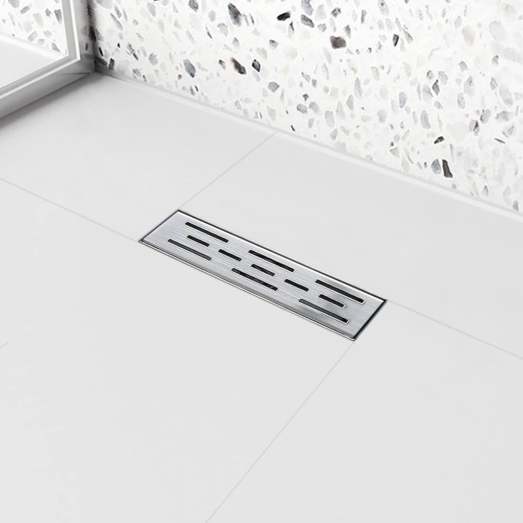 24 inch Linear Shower Drain Brushed 304 Stainless Steel G721