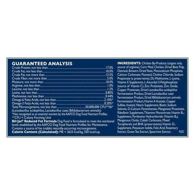 Reduced Fat Dry Dog Food G1866