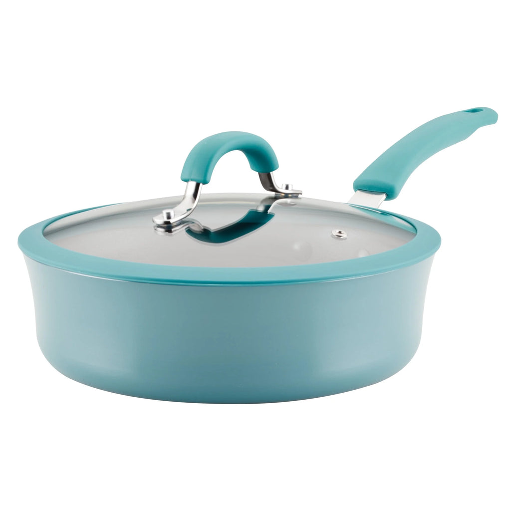 Aluminum Nonstick Saute Pan with Lid, 3 Quart J870392