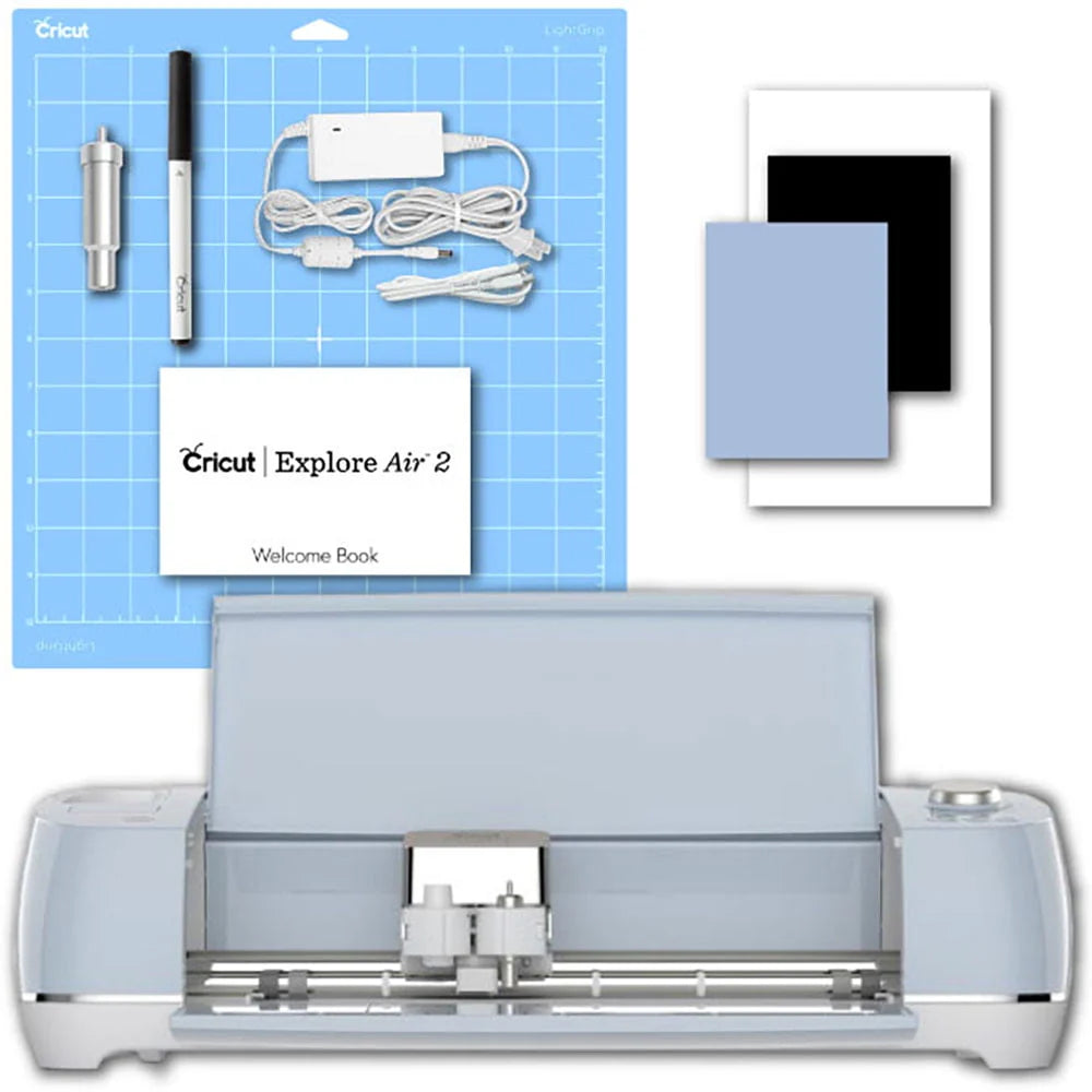 Cutting Machine with Vinyl Sampler Pack, Tool Kit, Pen Set and Cutting Mat Bundle G5956