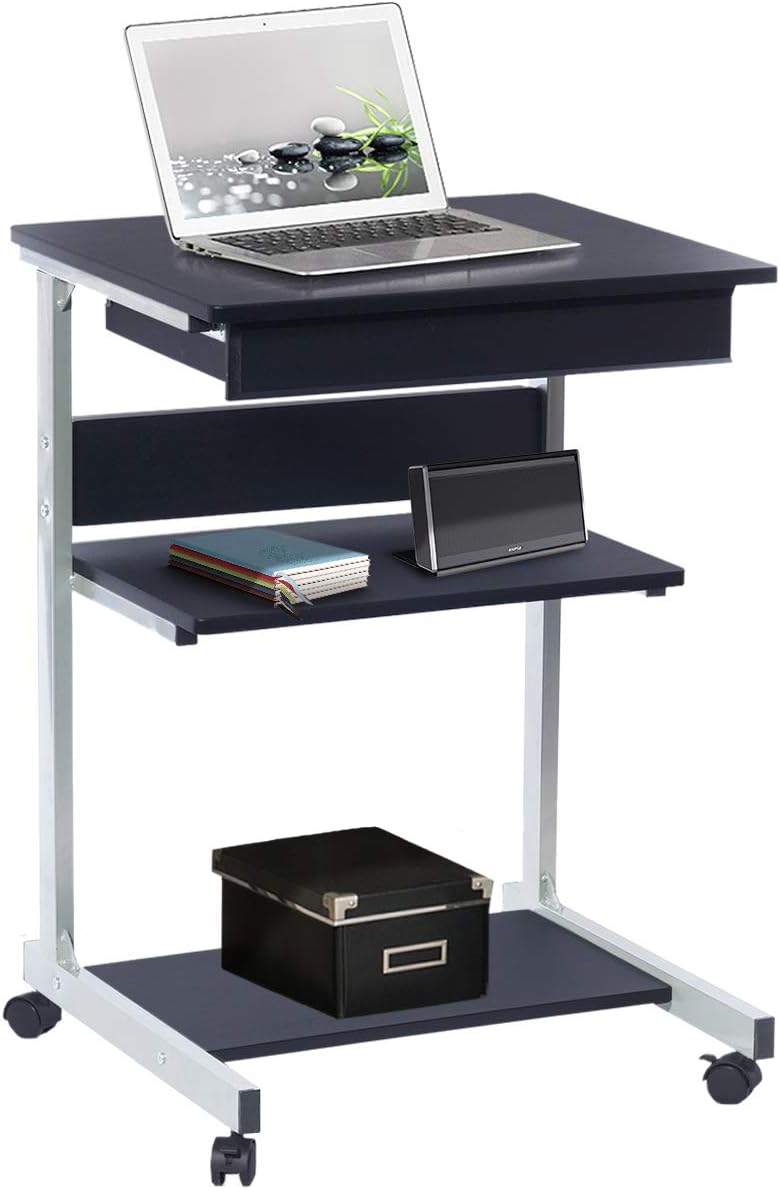 Graphite Metal Laptop Desk T98889