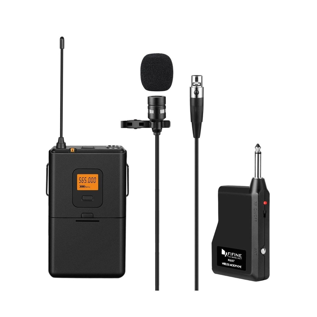 20-Channel UHF Wireless Lavalier Microphone System with Bodypack Transmitter P631791
