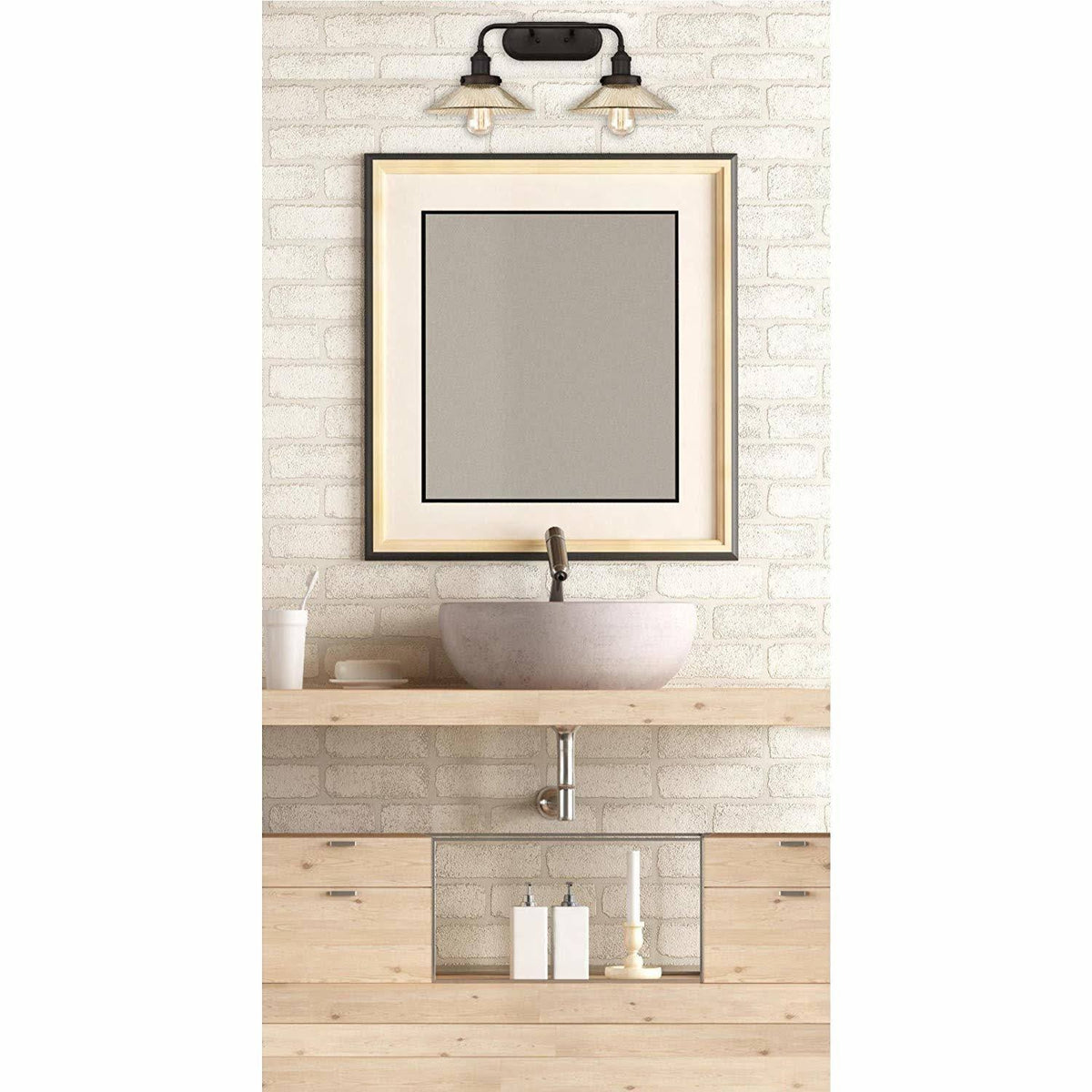 2 Light Indoor Wall Fixture N4208