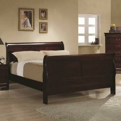 Twin Wood Sleigh Bed Z8317