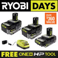 18V Lithium-Ion Starter Kit with 2.0 Ah and 4.0 Ah Batteries and Charger Y124479
