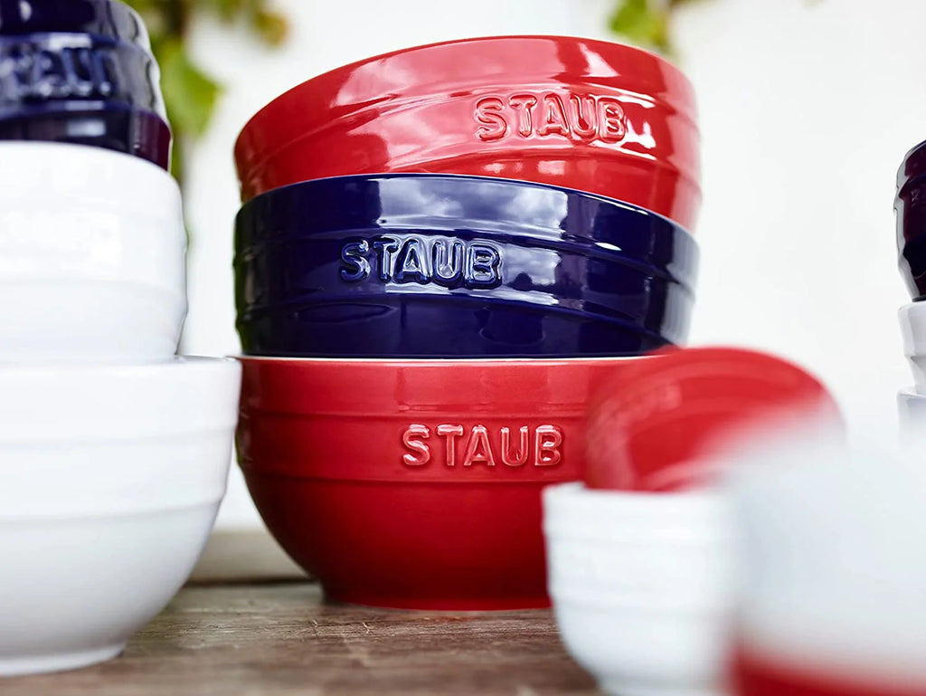 Ceramics Universal Bowl Set, 6.5-inch, Cherry, 32 Ounces O7396