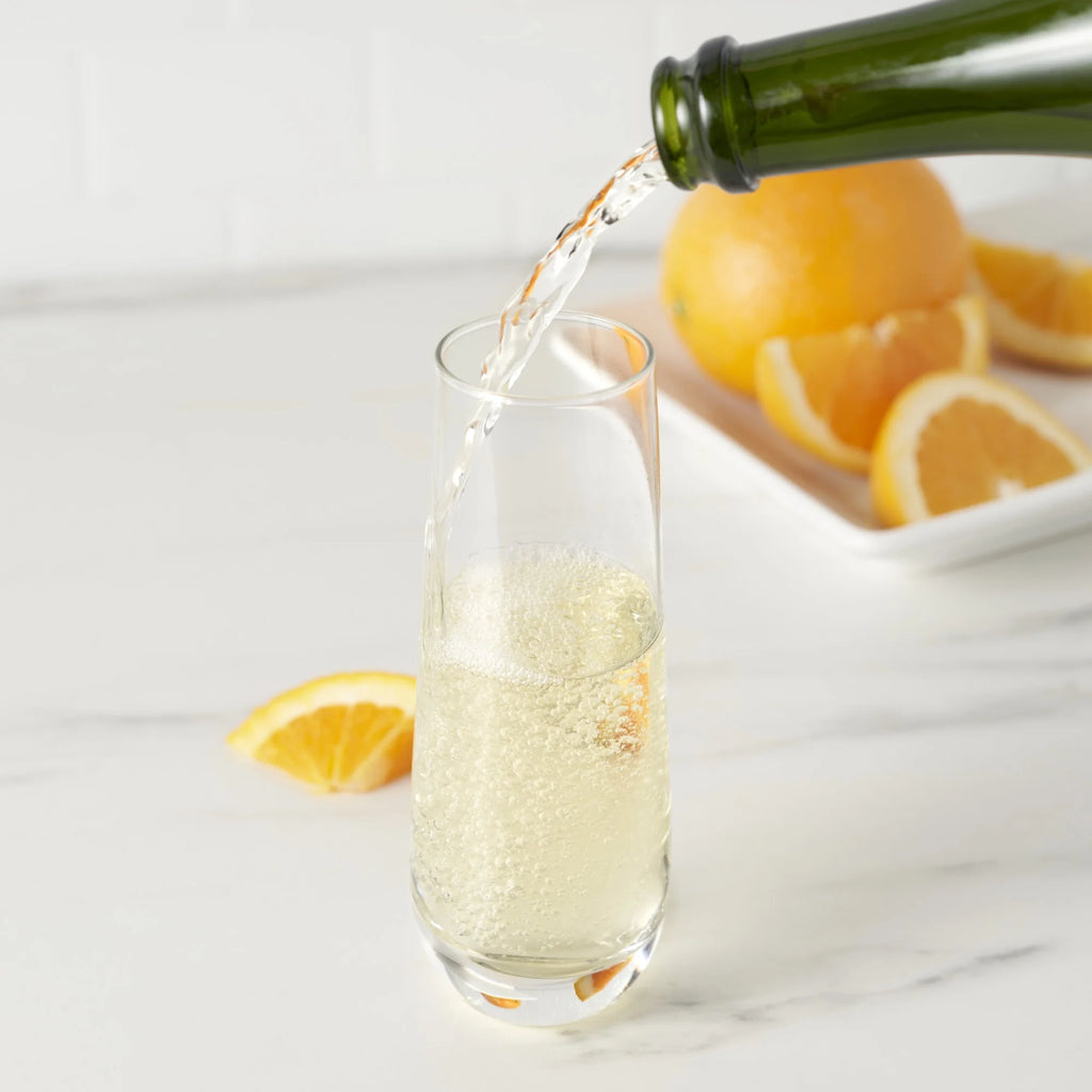 Stemless Champagne Flutes Glasses 9oz Set of 8 T3273