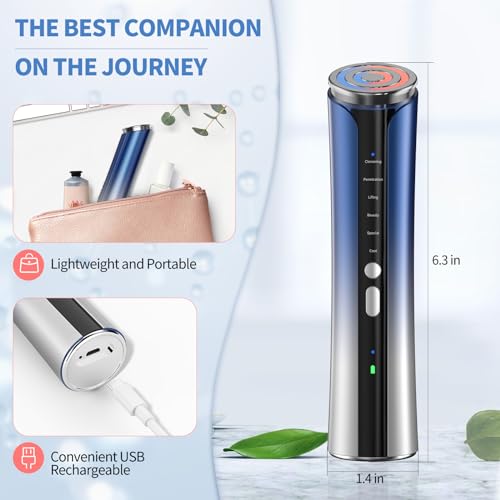 6-in-1 Microcurrent Facial Device Face Massager K380668