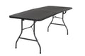 Black 6-Feet Folding Table Q287