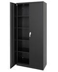 Metal Storage Cabinet with Lock, 4 Adjustable Shelves B9304