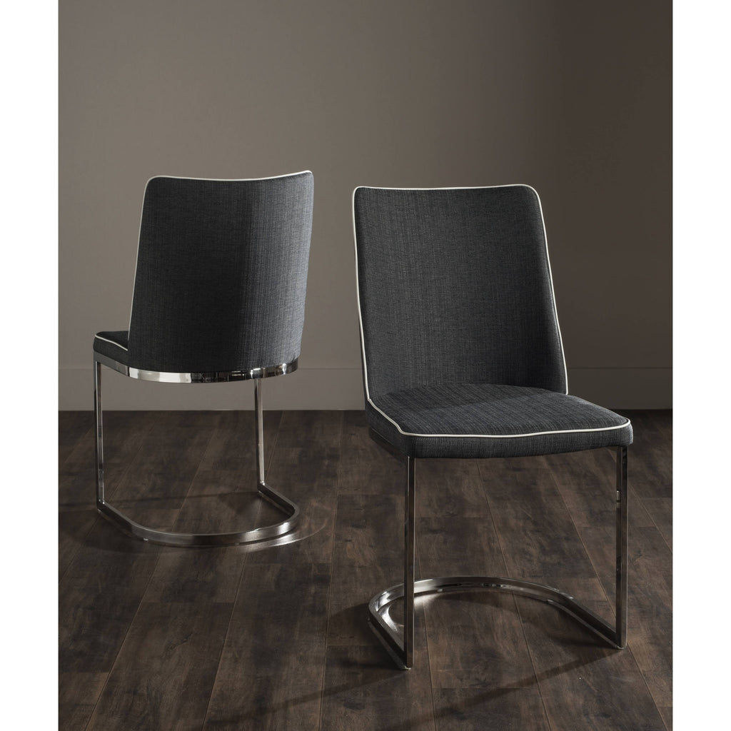 Grey Side Chair (Set of 2) F94913