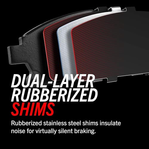 Rear Z17 Ceramic Brake Pads with Hardware U353