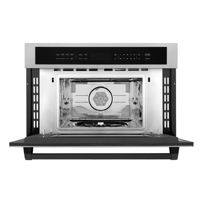 30 in. Built-In Microwave Oven in Stainless Steel & Matte Black X909