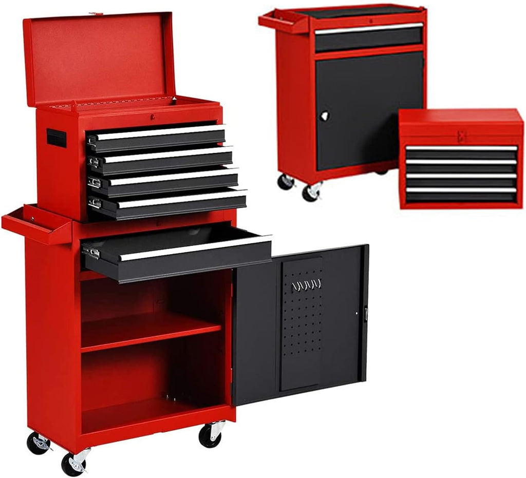 5-Drawer Rolling Tool Chest with Lockable Drawers A28812