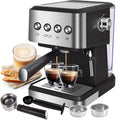 20 Bar Stainless Steel Espresso Machine with Milk Frother C57990
