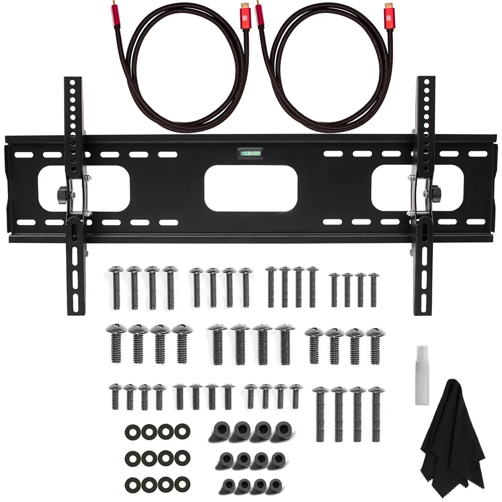 43 inch Crystal UHD 4K Smart TV Bundle with 60W 2.0 Channel Soundbar, TV Wall Mount Bracket and 6-Outlet Surge Adapter O520115
