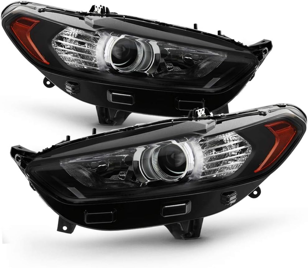 Black Housing Projector Headlights Headlamps Assembly P7949