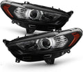Black Housing Projector Headlights Headlamps Assembly P7949