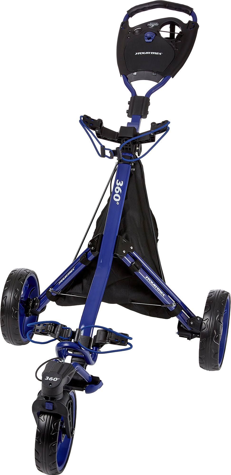 Blue 3-Wheel Push Cart Q1933