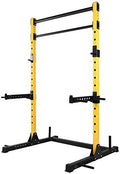 Multi-Functional Adjustable Squat Stand Squat Rack Power Cage Strength Training Exercise Equipment with 2 Pull Up Bar M8138