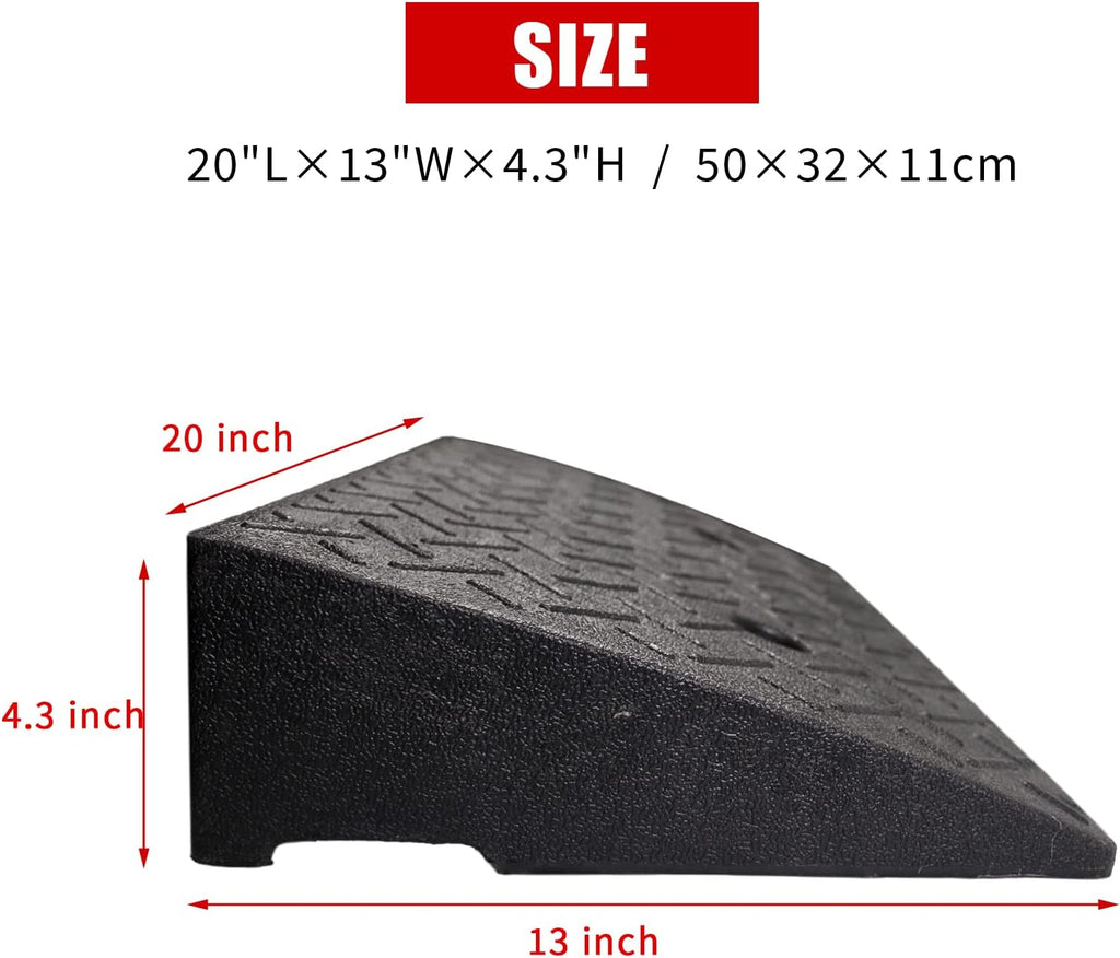 4.3 Inch Portable Curb Ramps 2Pcs V620622