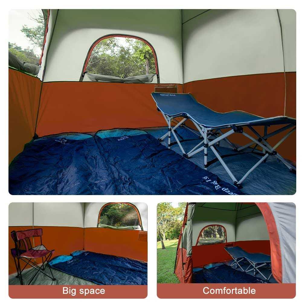 6-Person Waterproof Windproof Family Tent B197185