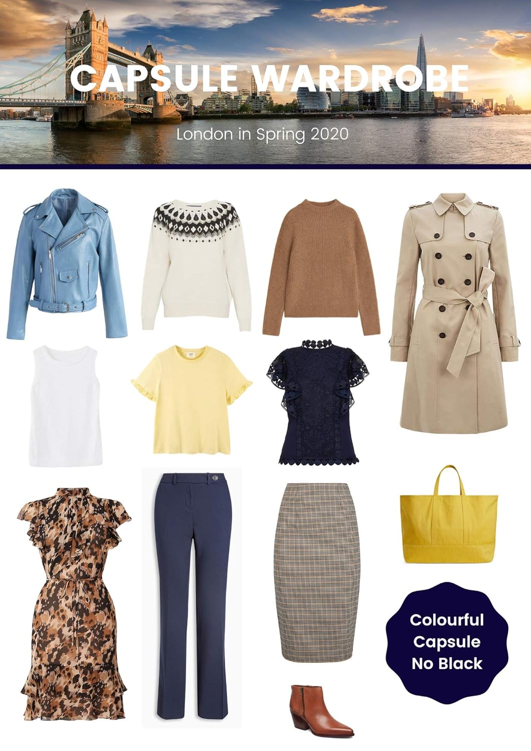 Colourful Spring Capsule Wardrobe C462