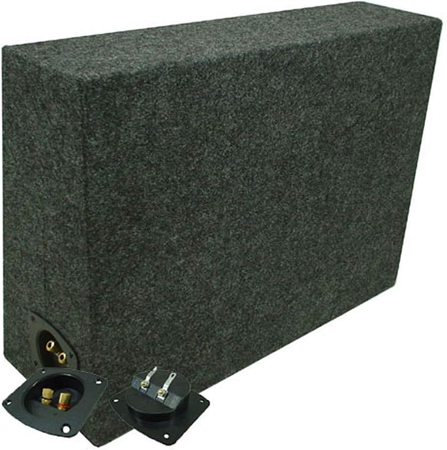 Single 10" Subwoofer Truck Sub Box Enclosure 3/4" MDF Pack of 2 Y63744
