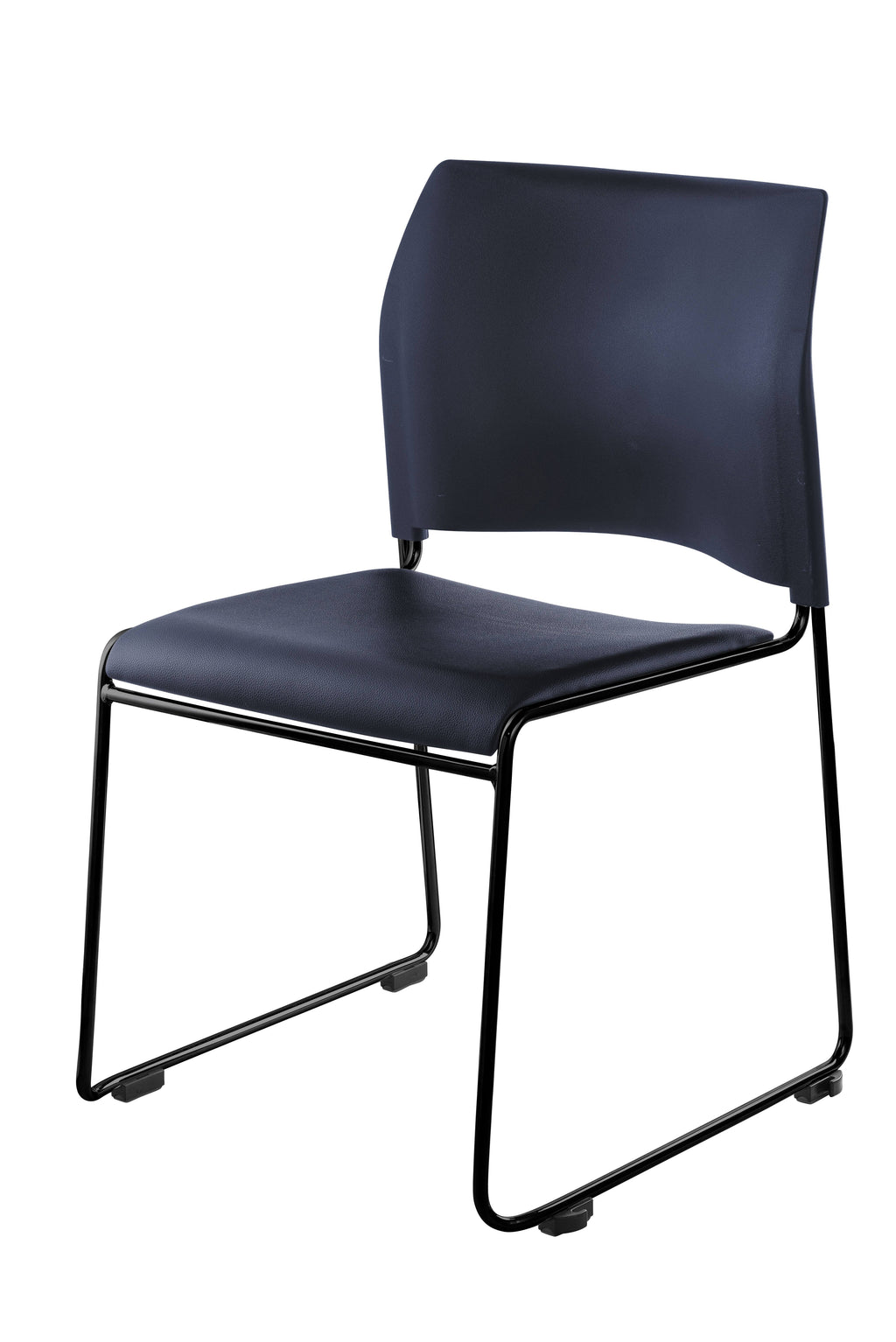 Navy Blue Vinyl Stack Chair 4 Pack R550