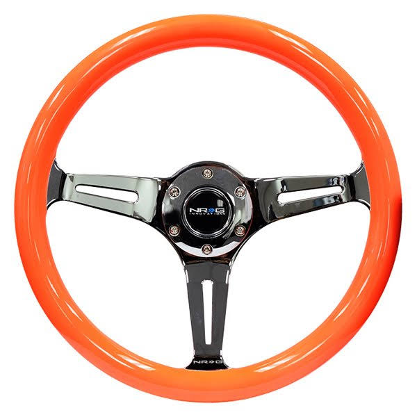 Orange Wood Grain Steering Wheel C7841