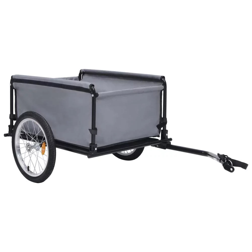 Bike Cargo Trailer Black and Blue 143.3 lb U92007