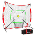 6x6ft Portable Baseball & Softball Net with Carry Bag E2342