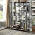 Black Metal Tiered Bookshelf C597