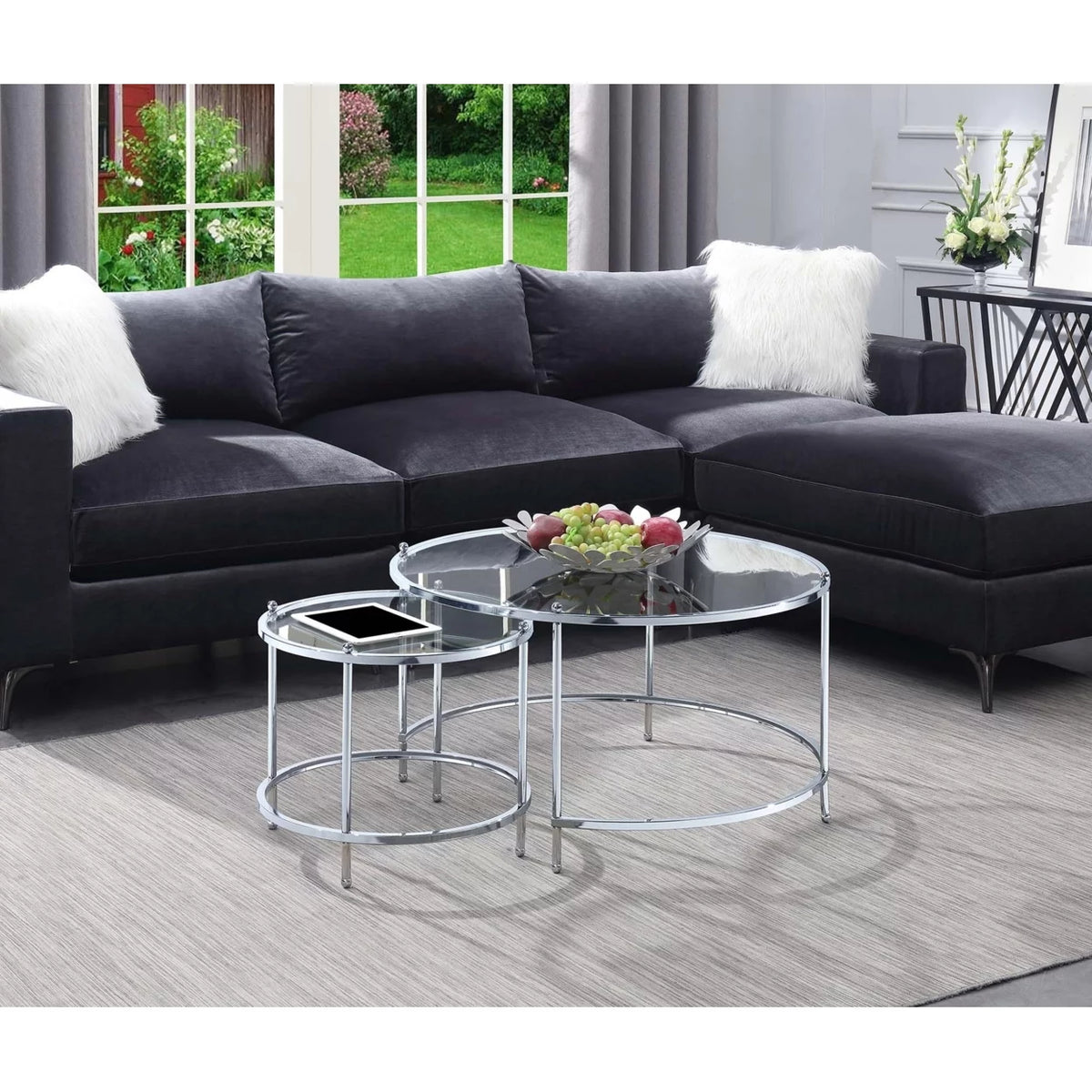 Round Nesting Coffee Table L840917