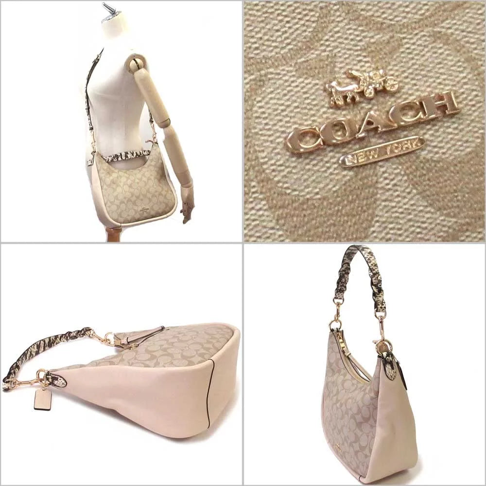 Signature Canvas Hobo Bag B8420